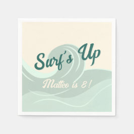 Surfthema Kindergeburtstag Papiertücher Serviette