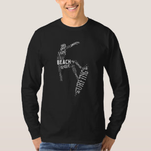 Surftypografie T-Shirt