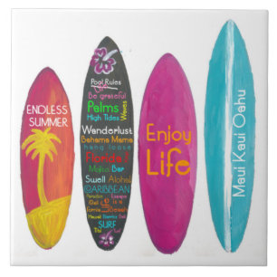 Surfwand Aloha Fliese