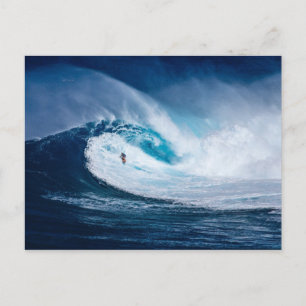 Surfwelle Postkarte