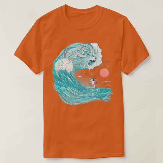 Surfzebra T-Shirt (Design vorne)