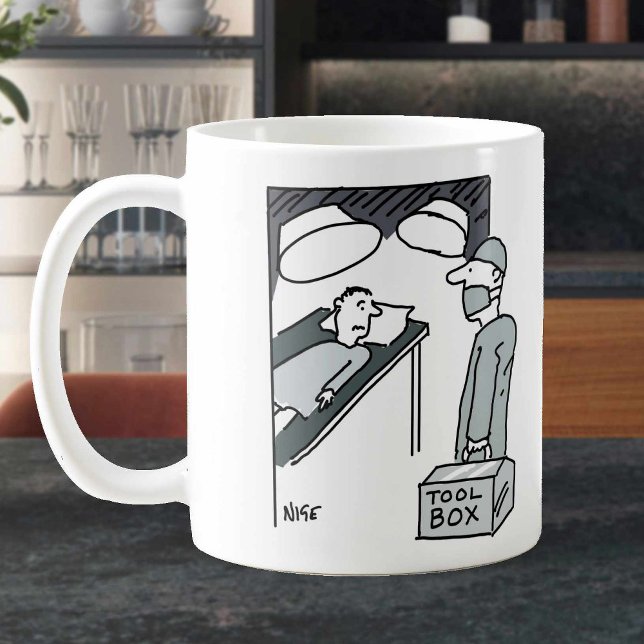 Surgeon mit Toolbox Kaffeetasse (Von Creator hochgeladen)