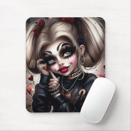 Surie Woman With Clown Makeup 3 Mousepad