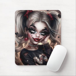 Surie Woman With Clown Makeup 5 Mousepad