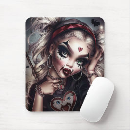 Surie Woman With Clown Makeup 6 Mousepad