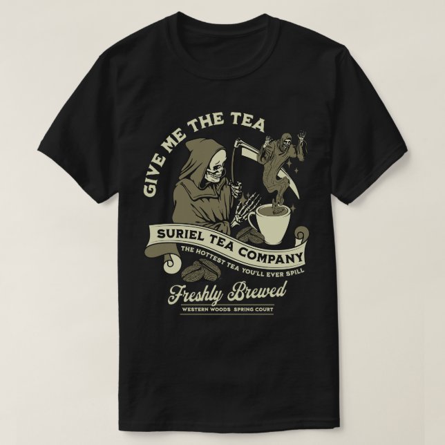 Suriel Tea Company Acotar Sarah J Maas T-Shirt (Design vorne)