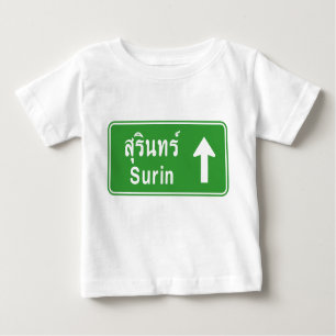 Surin Ahead ⚠ Thai Highway Traffic ⚠ Baby T-shirt