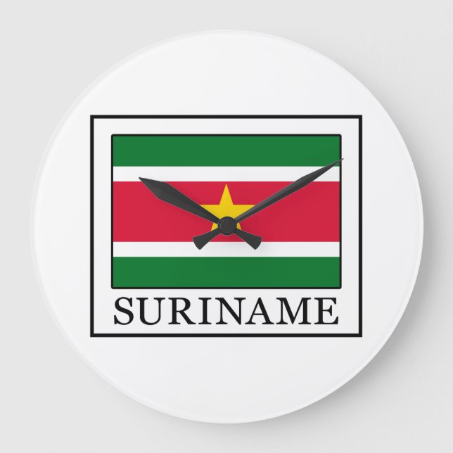 Surinam Große Wanduhr (Vorderseite)