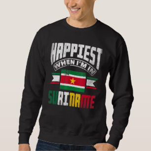 Surinam Surinamese Surinam glücklich, wenn ich in Sweatshirt