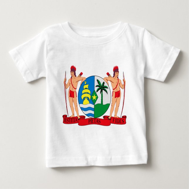 Surinam-Wappen Baby T-shirt (Vorderseite)