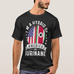 Suriname American Patriot Ground Flag Spaß T-Shirt