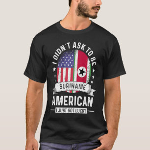 Suriname American Patriot Ground Spaß Flag T-Shirt