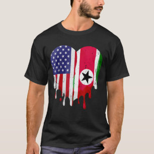 Suriname American Patriot Grown Country Melting He T-Shirt