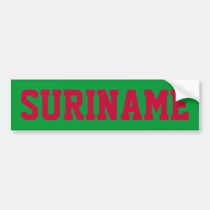 Suriname Autoaufkleber