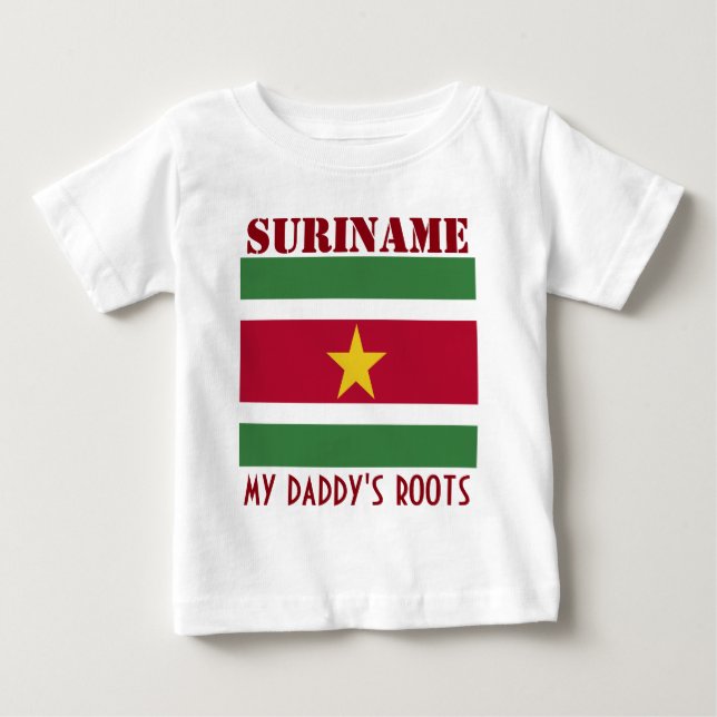 Suriname Baby T-shirt (Vorderseite)