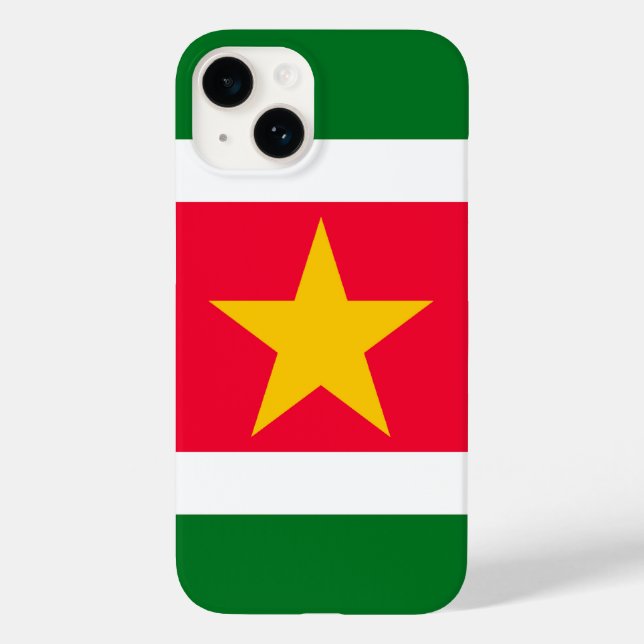 Suriname Case-Mate iPhone Hülle (Rückseite)