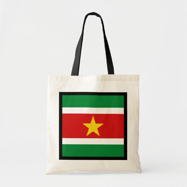 Suriname Flag Bag Tragetasche (Vorne)