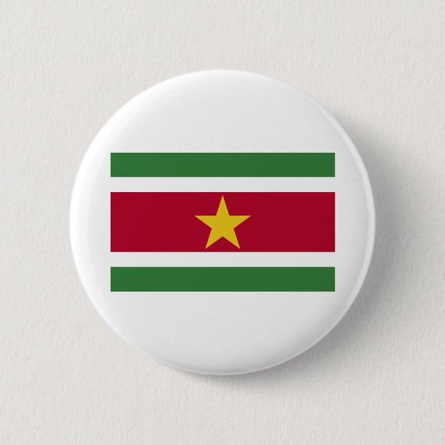 Suriname-Flag Button (Vorderseite)