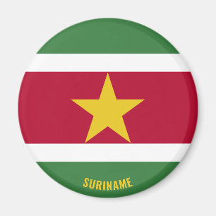 Suriname Flag Charming Patriotic Magnet