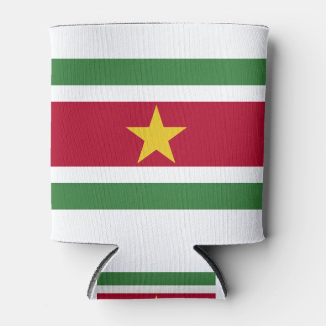Suriname-Flag Dosenkühler (Vorderseite)