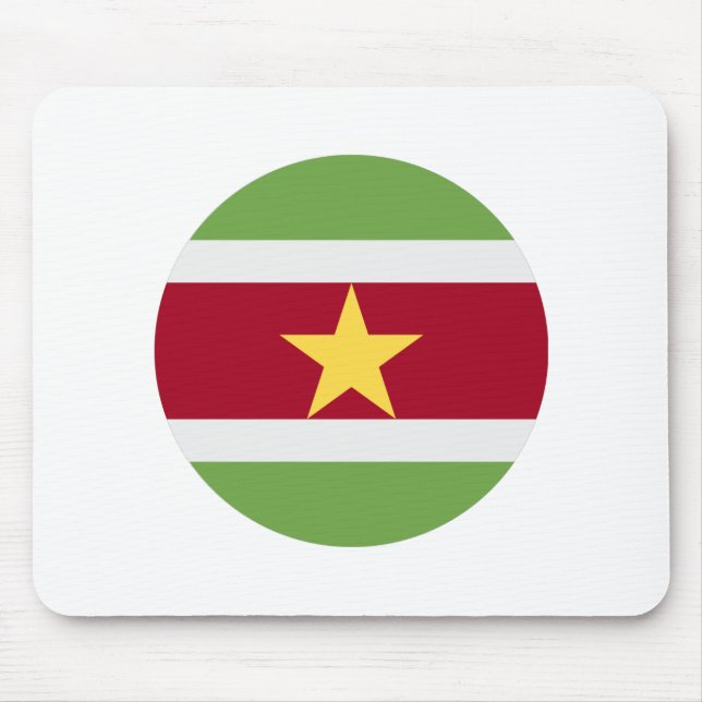 Suriname-Flag Mousepad (Vorne)