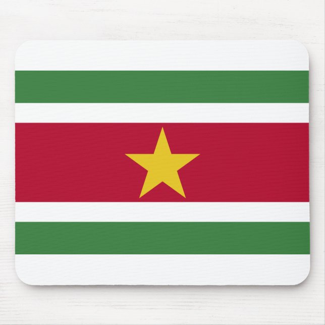 Suriname-Flag Mousepad (Vorne)