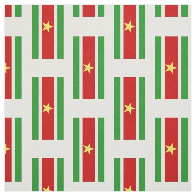 Suriname-Flag| Stoff (Muster)