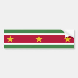 Suriname-Flagge Autoaufkleber