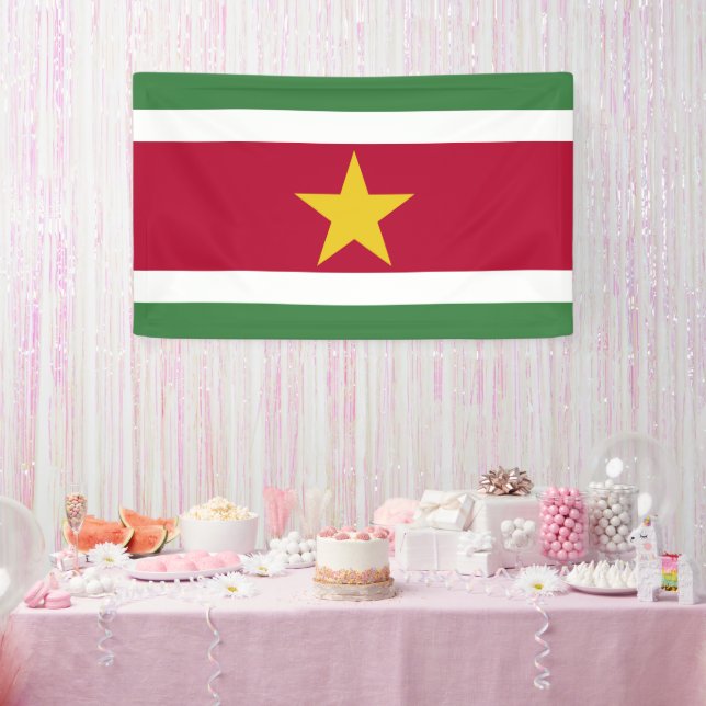 Suriname-Flagge Banner (Party)