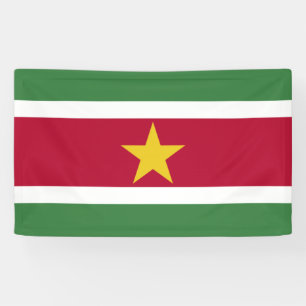 Suriname-Flagge Banner