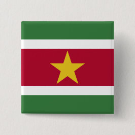 Suriname-Flagge Button