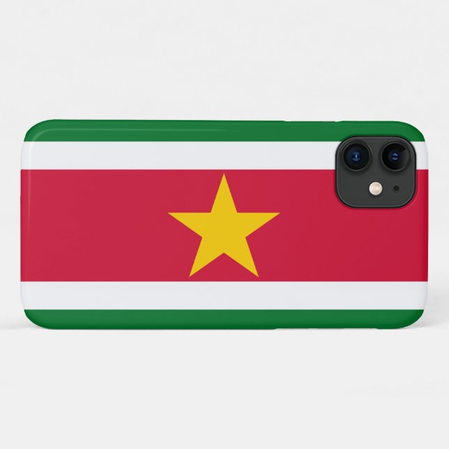 Suriname-Flagge Case-Mate iPhone Hülle (Rückseite (Horizontal))