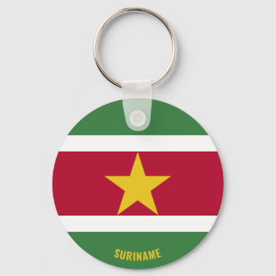 Suriname-Flagge Charmant Patriotisch Schlüsselanhänger