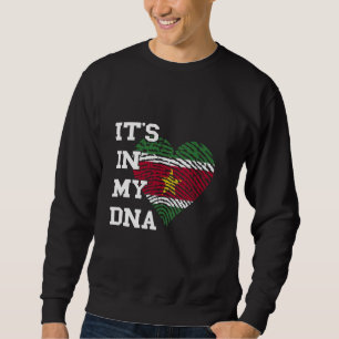 Suriname-Flagge Es ist in meiner DNA Herz Surinami Sweatshirt