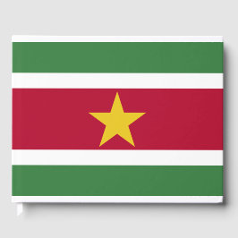 Suriname-Flagge Gästebuch