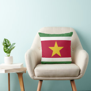 Suriname-Flagge Kissen