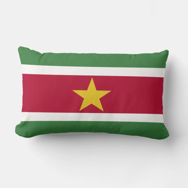 Suriname-Flagge Lendenkissen (Vorderseite)