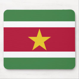 Suriname-Flagge Mousepad