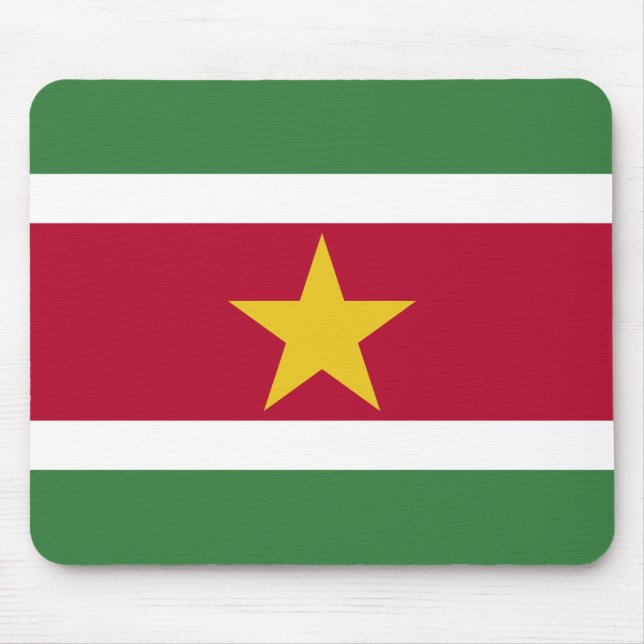Suriname-Flagge Mousepad (Vorne)