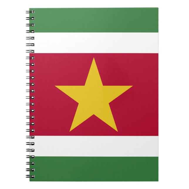 Suriname-Flagge Notizblock (Vorderseite)