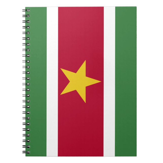 Suriname-Flagge Notizblock (Vorderseite)