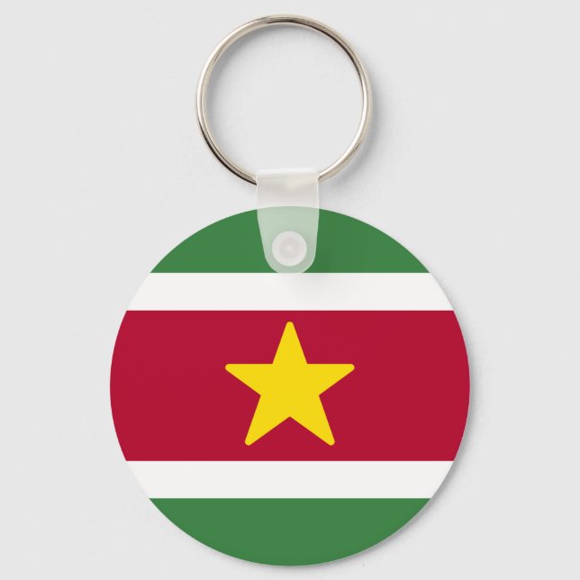 Suriname-Flagge Schlüsselanhänger (Vorderseite)