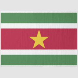 Suriname-Flagge Seidenpapier