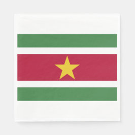 Suriname-Flagge Serviette
