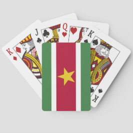 Suriname-Flagge Spielkarten