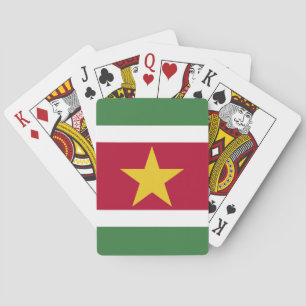 Suriname-Flagge Spielkarten