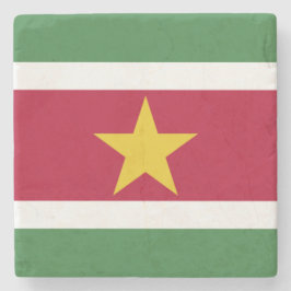 Suriname-Flagge Steinuntersetzer