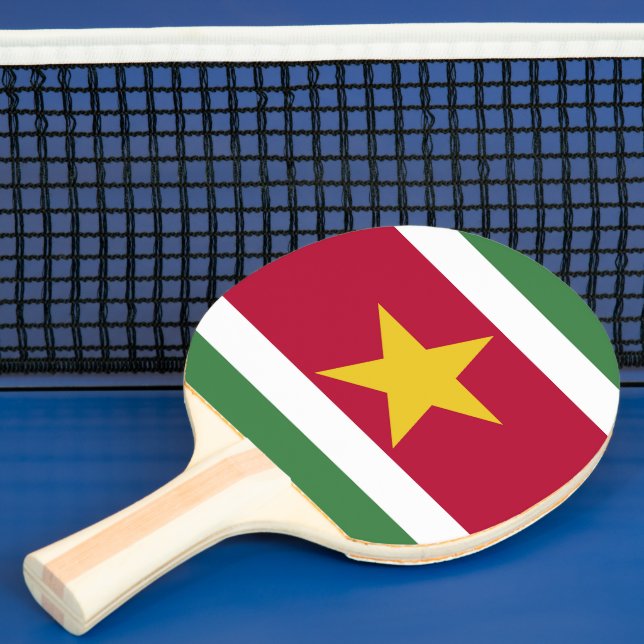 Suriname-Flagge Tischtennis Schläger (InSitu)