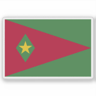 Suriname-Flagge (Vorschlag 1) Aufkleber