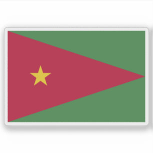 Suriname-Flagge (Vorschlag 2) Aufkleber